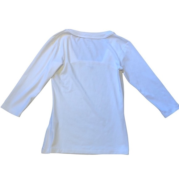 Nike white dry fit three quarter sleeves jersey, XS - Picture 2 of 5